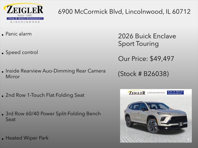 2026 Buick Enclave Sport Touring