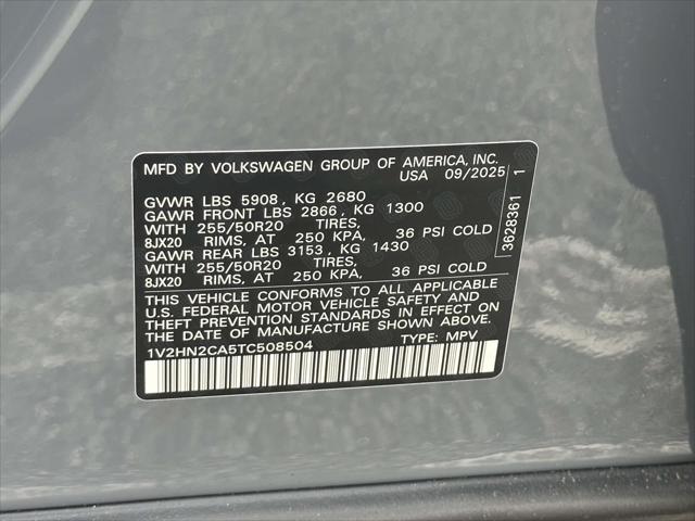 2026 Volkswagen Atlas 2.0T SE w/Technology