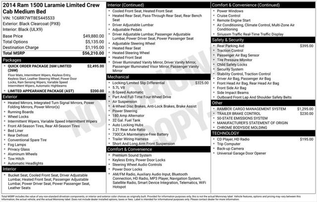 2014 RAM 1500 Longhorn Limited