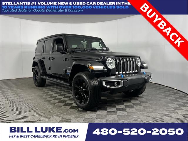 2022 Jeep Wrangler 4xe Unlimited Sahara 4x4 2022 Jeep Wrangler 4xe Unlimited Sahara 4x4