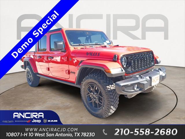 2025 Jeep Gladiator GLADIATOR WILLYS 4X4 2025 Jeep Gladiator GLADIATOR WILLYS 4X4