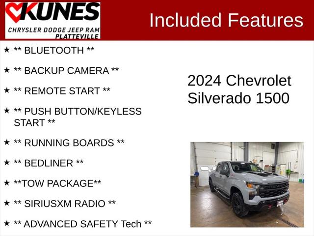 2024 Chevrolet Silverado 1500 4WD Crew Cab Short Bed Custom Trail Boss 2024 Chevrolet Silverado 1500 4WD Crew Cab Short Bed Custom Trail Boss