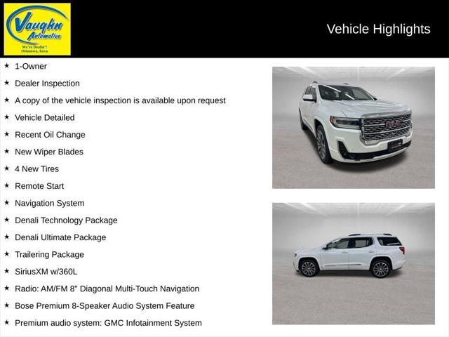 2022 GMC Acadia AWD Denali 2022 GMC Acadia AWD Denali