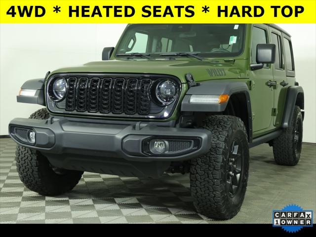 2024 Jeep Wrangler 4-Door Willys 4x4 2024 Jeep Wrangler 4-Door Willys 4x4