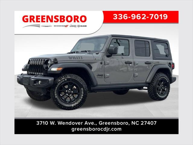 2021 Jeep Wrangler Unlimited Willys 4x4 2021 Jeep Wrangler Unlimited Willys 4x4
