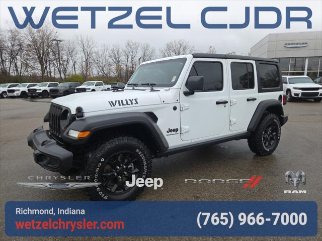 2023 Jeep Wrangler 4-Door Willys 4x4 2023 Jeep Wrangler 4-Door Willys 4x4