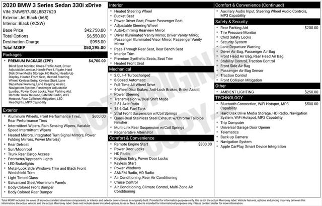 2020 BMW 330i xDrive 2020 BMW 330i xDrive