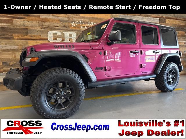 2024 Jeep Wrangler 4-Door Willys 4x4 2024 Jeep Wrangler 4-Door Willys 4x4