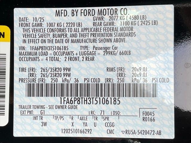 2026 Ford Mustang EcoBoost Premium Fastback