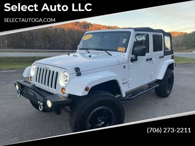 2013 Jeep Wrangler Unlimited Sahara for sale in Ellijay, GA