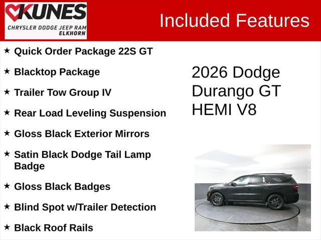 2026 Dodge Durango DURANGO GT AWD HEMI V8