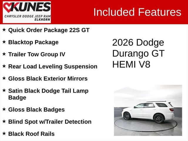 2026 Dodge Durango DURANGO GT AWD HEMI V8
