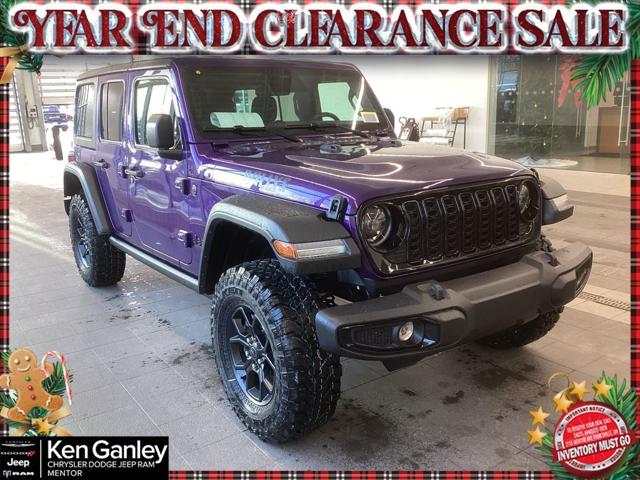 2026 Jeep Wrangler WRANGLER 4-DOOR WILLYS 2026 Jeep Wrangler WRANGLER 4-DOOR WILLYS