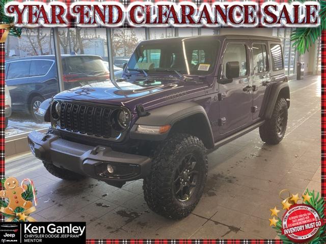 2026 Jeep Wrangler WRANGLER 4-DOOR WILLYS 2026 Jeep Wrangler WRANGLER 4-DOOR WILLYS