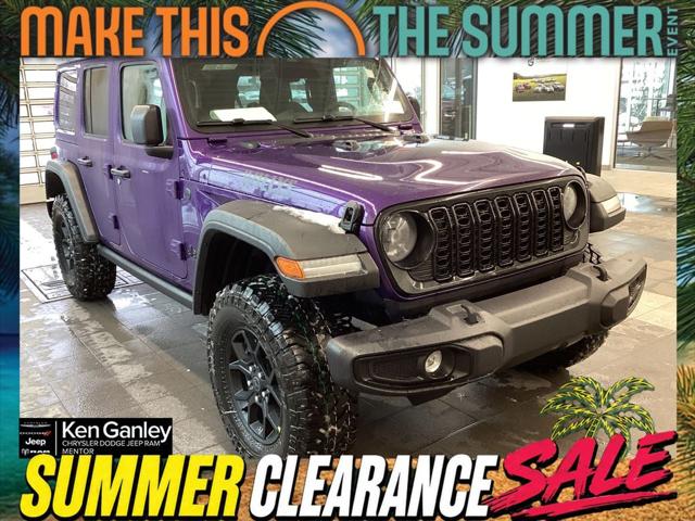 2026 Jeep Wrangler 4-Door Willys 4x4 for sale in Mentor, OH
