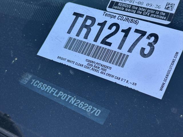 2026 Ram 1500 Rebel Crew Cab 4x4 5'7" Box