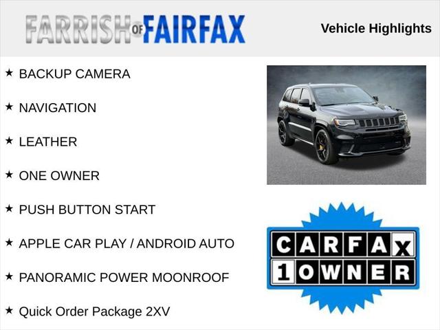 2018 Jeep Grand Cherokee Trackhawk 4x4 2018 Jeep Grand Cherokee Trackhawk 4x4