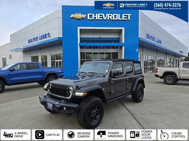 2024 Jeep Wrangler 4-Door Willys 4x4 2024 Jeep Wrangler 4-Door Willys 4x4