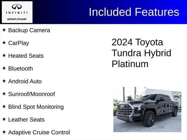 2024 Toyota Tundra Hybrid Platinum 4WD 2024 Toyota Tundra Hybrid Platinum 4WD