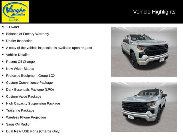 2022 Chevrolet Silverado 1500 4WD Crew Cab Short Bed Custom