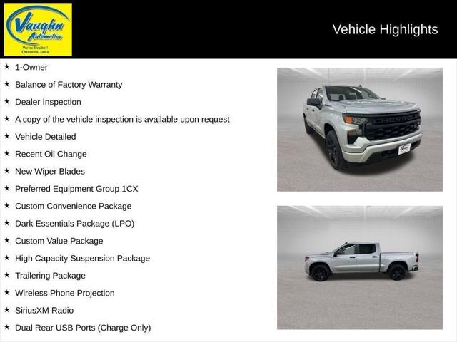 2022 Chevrolet Silverado 1500 4WD Crew Cab Short Bed Custom