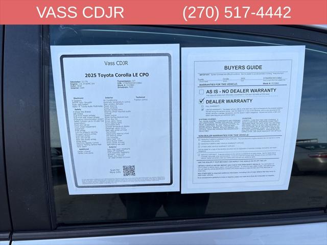 2025 Toyota Corolla LE 2025 Toyota Corolla LE