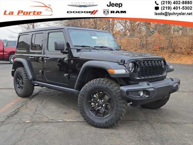 2024 Jeep Wrangler 4-Door Willys 4x4 2024 Jeep Wrangler 4-Door Willys 4x4