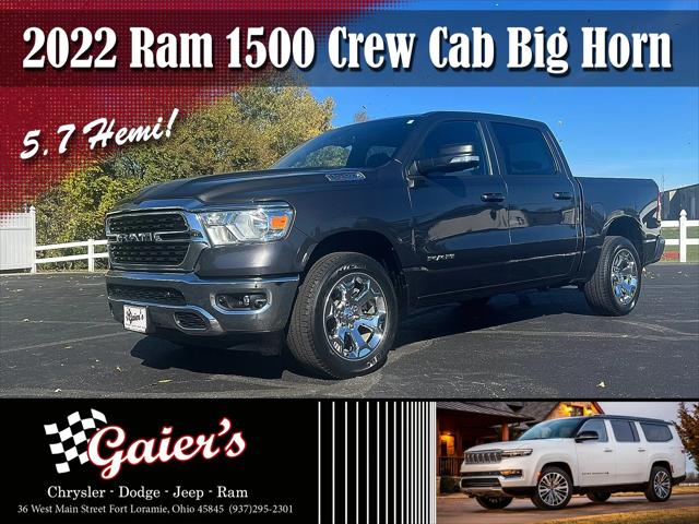 2022 RAM 1500 Big Horn Crew Cab 4x4 57 Box 2022 RAM 1500 Big Horn Crew Cab 4x4 57 Box