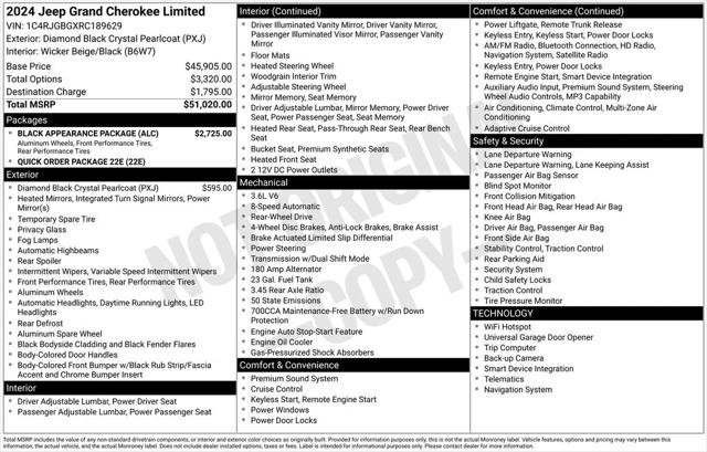 2024 Jeep Grand Cherokee Limited 4x2 2024 Jeep Grand Cherokee Limited 4x2