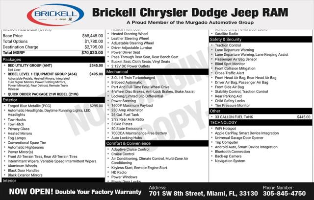 2026 Ram 1500 Rebel Crew Cab 4x4 57 Box