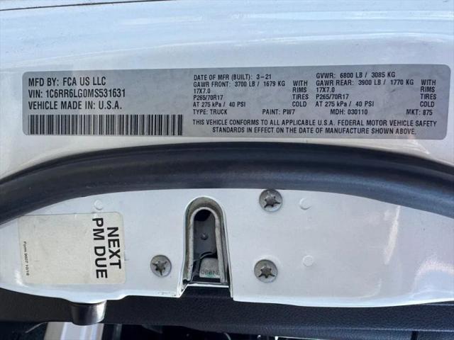 2021 Ram 1500 SLT Crew Cab 4x2 57 Box
