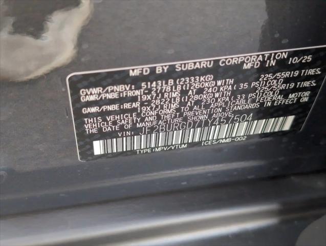 2026 Subaru Outback Limited XT