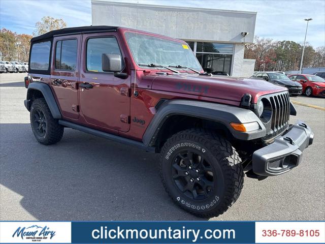 2021 Jeep Wrangler Unlimited Willys 4x4 2021 Jeep Wrangler Unlimited Willys 4x4