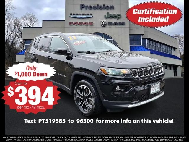 2023 Jeep Compass Limited 4x4 for sale in Butler, NJ