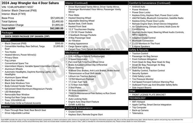 2024 Jeep Wrangler 4xe Sahara 4xe