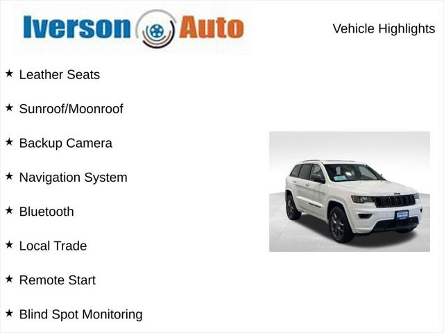 2021 Jeep Grand Cherokee 80th Anniversary 4X4 2021 Jeep Grand Cherokee 80th Anniversary 4X4