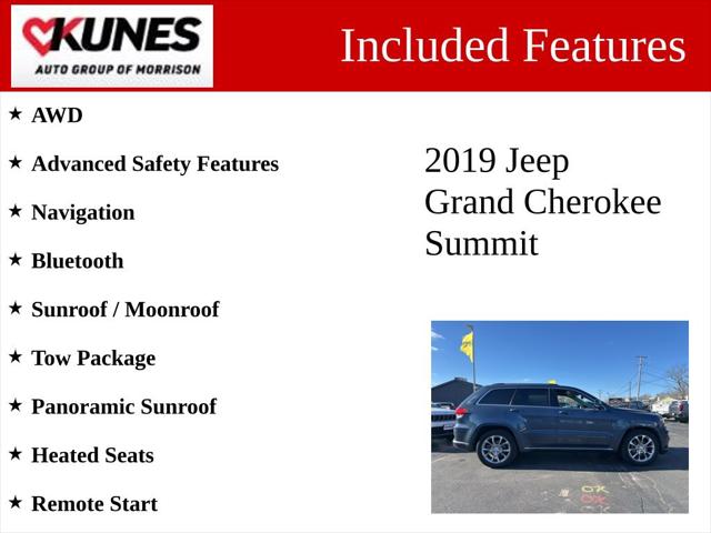 2019 Jeep Grand Cherokee Summit 4x4