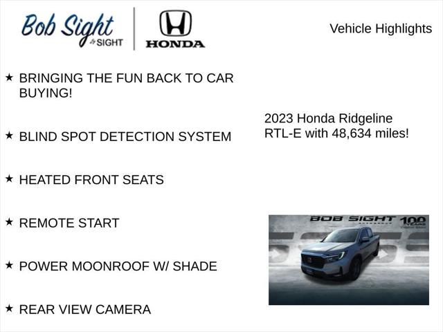 2023 Honda Ridgeline RTL-E 2023 Honda Ridgeline RTL-E