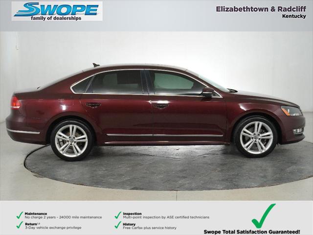 2014 Volkswagen Passat 2.0L TDI SEL Premium 2014 Volkswagen Passat 2.0L TDI SEL Premium