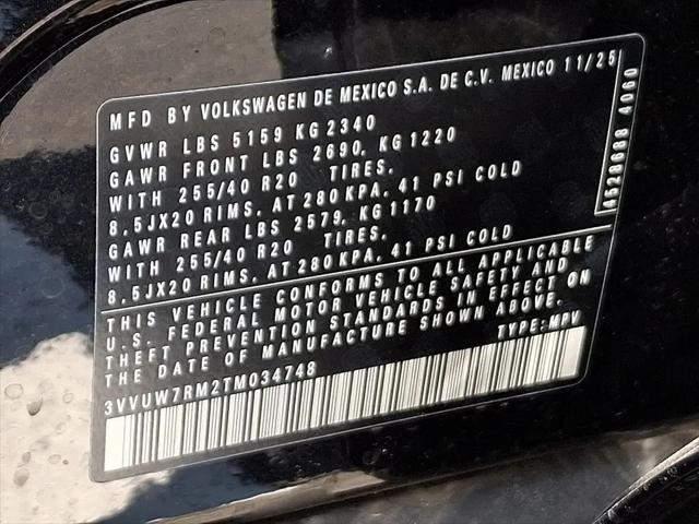 2026 Volkswagen Tiguan SEL R-Line Turbo