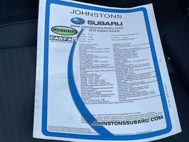 2019 Subaru Ascent Premium