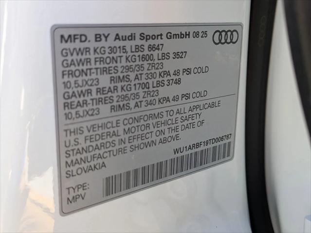 2026 Audi RS Q8 performance quattro tiptronic