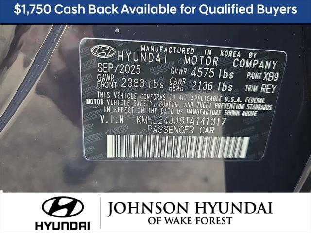 2026 Hyundai Sonata Hybrid Blue