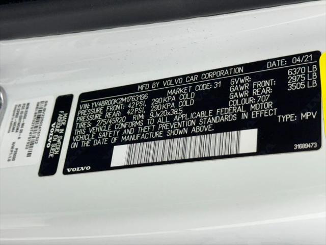 2021 Volvo XC90 Recharge T8 Inscription Expression 6 Passenger