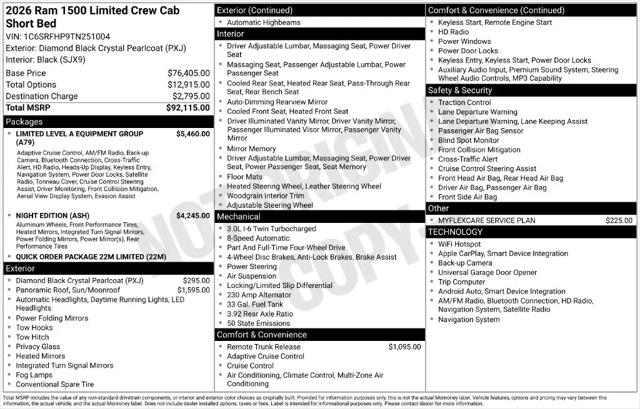 2026 Ram 1500 Limited Crew Cab 4x4 57 Box