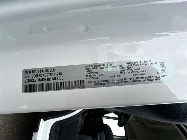 2026 Ram ProMaster Cargo Van SLT