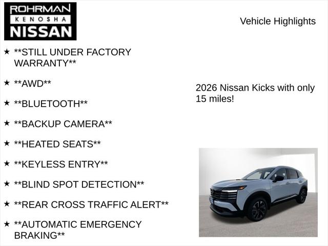 2026 Nissan Kicks SV