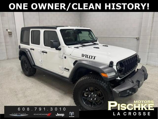 2024 Jeep Wrangler 4-Door Willys 4x4 for sale in La Crosse, WI