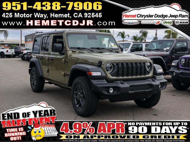 2026 Jeep Wrangler WRANGLER 4-DOOR SPORT S 2026 Jeep Wrangler WRANGLER 4-DOOR SPORT S