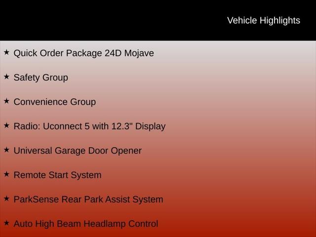 2026 Jeep Gladiator GLADIATOR MOJAVE 4X4